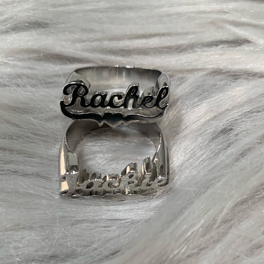 Titanium Personalized Ring